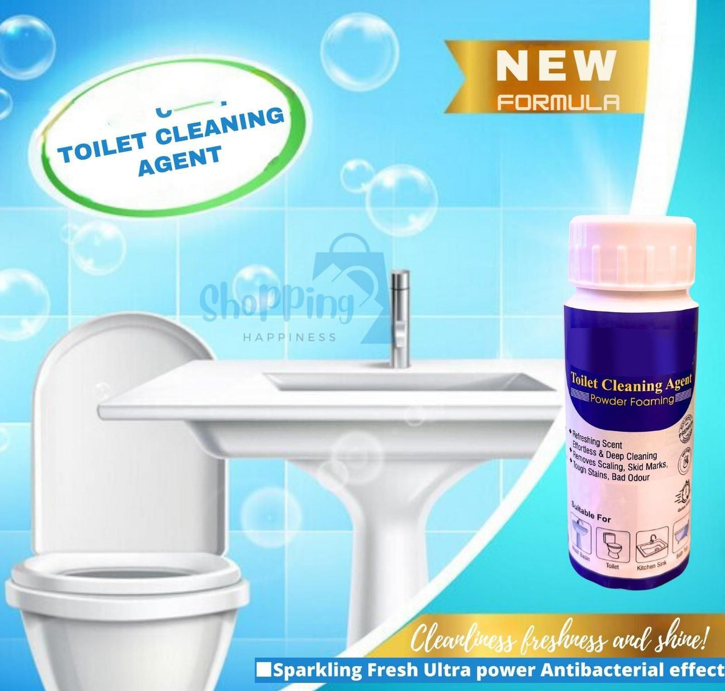 Toilet Cleaning Agent ( Buy 1 Get 1 free)